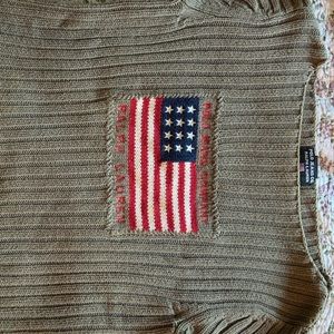 Ralph Lauren vintage army green sweater